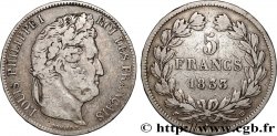 5 francs IIe type Domard 1833 Strasbourg F.324/16