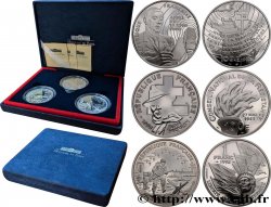 Coffret de trois pièces Belle Épreuve 100 francs - La liberté retrouvée n.d. Paris F5.1002 2 FDC
