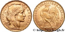 20 francs or Coq, Dieu protège la France 1905 Paris F.534/10