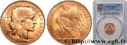 20 francs or Coq, Liberté Égalité Fraternité 1909 Paris F.535/3
