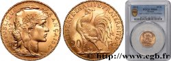 20 francs or Coq, Liberté Égalité Fraternité 1913 Paris F.535/7