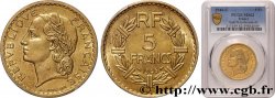 5 francs Lavrillier, bronze-aluminium 1946 Castelsarrasin F.337/8