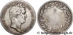 5 francs type Tiolier avec le I, tranche en creux 1831 Lille F.315/27