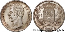 1 franc Charles X, matrice du revers à quatre feuilles 1830 Paris F.207A/26