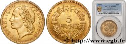 5 francs Lavrillier, bronze-aluminium 1945  F.337/5 FDC66 PCGS