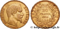 20 francs or Napoléon III, tête nue 1854 Paris F.531/2