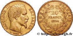 20 francs or Napoléon III, tête nue 1854 Paris F.531/2