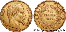 20 francs or Napoléon III, tête nue 1854 Paris F.531/2
