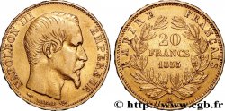 20 francs or Napoléon III, tête nue 1855 Paris F.531/4