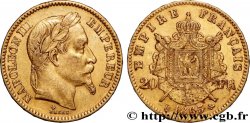 20 francs or Napoléon III, tête laurée 1863 Strasbourg F.532/7