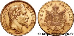20 francs or Napoléon III, tête laurée 1864 Paris F.532/8
