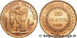 20 francs or Génie, Troisième République 1891 Paris F.533/15