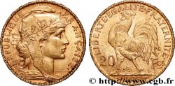 20 francs or Coq, Dieu protège la France 1903 Paris F.534/8