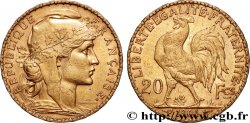20 francs or Coq, Dieu protège la France 1904 Paris F.534/9