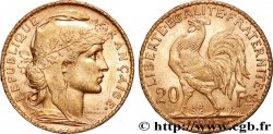 20 francs or Coq, Dieu protège la France 1905 Paris F.534/10