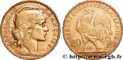 20 francs or Coq, Dieu protège la France 1906 Paris F.534/11