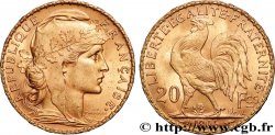 20 francs or Coq, Dieu protège la France 1906 Paris F.534/11
