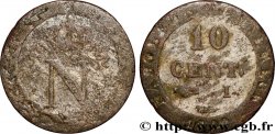10 cent. à l N couronnée 1809 Limoges F.130/15