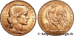 20 francs or Coq, Liberté Égalité Fraternité 1908 Paris F.535/2