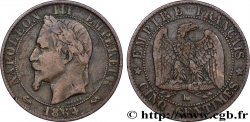 Cinq centimes Napoléon III, tête laurée 1864 Bordeaux F.117/15