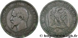 Dix centimes Napoléon III, tête nue 1857 Lille F.133/46