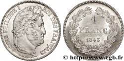 1 franc Louis-Philippe, couronne de chêne 1843 Paris F.210/90