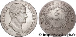 5 francs Bonaparte Premier Consul 1803 Paris F.301/1