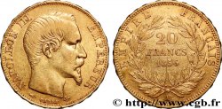 20 francs or Napoléon III, tête nue 1856 Paris F.531/9