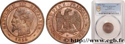 Deux centimes Napoléon III, tête nue 1854 Marseille F.107/17