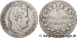 5 francs Ier type Domard, tranche en creux 1831 Marseille F.319/6