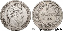 5 francs IIe type Domard 1835 Marseille F.324/50