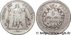 5 francs Union et Force, Union serré, seulement glands intérieurs 1803 Marseille F.288/196