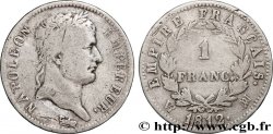 1 franc Napoléon Ier tête laurée, Empire français 1812 Marseille F.205/51