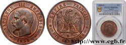 Dix centimes Napoléon III, tête nue 1855 Lyon F.133/26