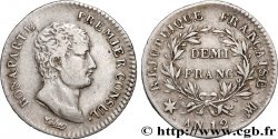 Demi-franc Bonaparte Premier Consul 1804 Marseille F.173/11