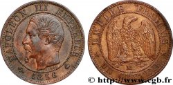 Un centime Napoléon III, tête nue 1856 Marseille F.102/31