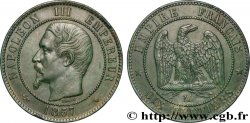 Dix centimes Napoléon III, tête nue 1857 Marseille F.133/45