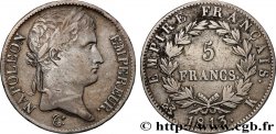 5 francs Napoléon Empereur, Empire français 1813 Bordeaux F.307/66 VF
