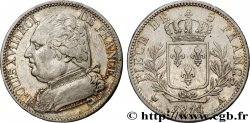 5 francs Louis XVIII, buste habillé 1814 Paris F.308/1 XF