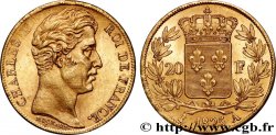 20 francs or Charles X 1825 Paris F.520/1