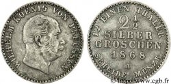 GERMANIA 2 1/2 Silbergroschen (1/12 Thaler) Guillaume 1868 Berlin