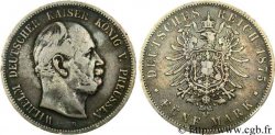 GERMANIA - PRUSSIA 5 Mark Guillaume Ier 1875 Breslau - B