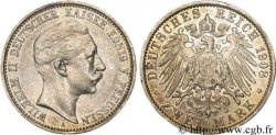 GERMANIA - PRUSSIA 2 Mark Guillaume II / aigle 1908 Berlin