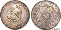 GERMANIA - PRUSSIA 2 Mark Guillaume II 200e anniversaire de la Prusse / aigle 1901 Berlin