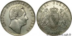 GERMANY - BADEN 2 Gulden Léopold Ier de Bade 1848 Karlsruhe