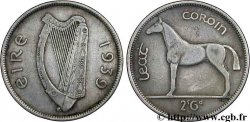 IRLAND 1/2 Crown harpe / cheval 1939