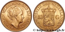 GOLD, PALLADIUM & PLATINUM INVESTMENT 10 Gulden 4e type Wilhelmina 1933 Utrecht