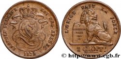 BELGIUM 1 Centime lion monogramme de Léopold Ier 1835