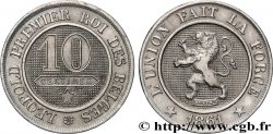 BELGIQUE 10 Centimes lion 1861