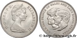 VEREINIGTEN KÖNIGREICH 25 New Pence (1 Crown) mariage du Prince de Galles et de Lady Diana Spencer 1981 Llantrisant